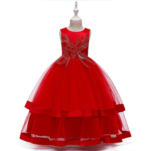 red princess dress