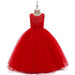 red princess dress